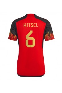 Belgia Axel Witsel #6 Fotballdrakt Hjemme Klær VM 2022 Korte ermer